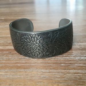 100% Pewter Cuff Bracelet - by Salisbury